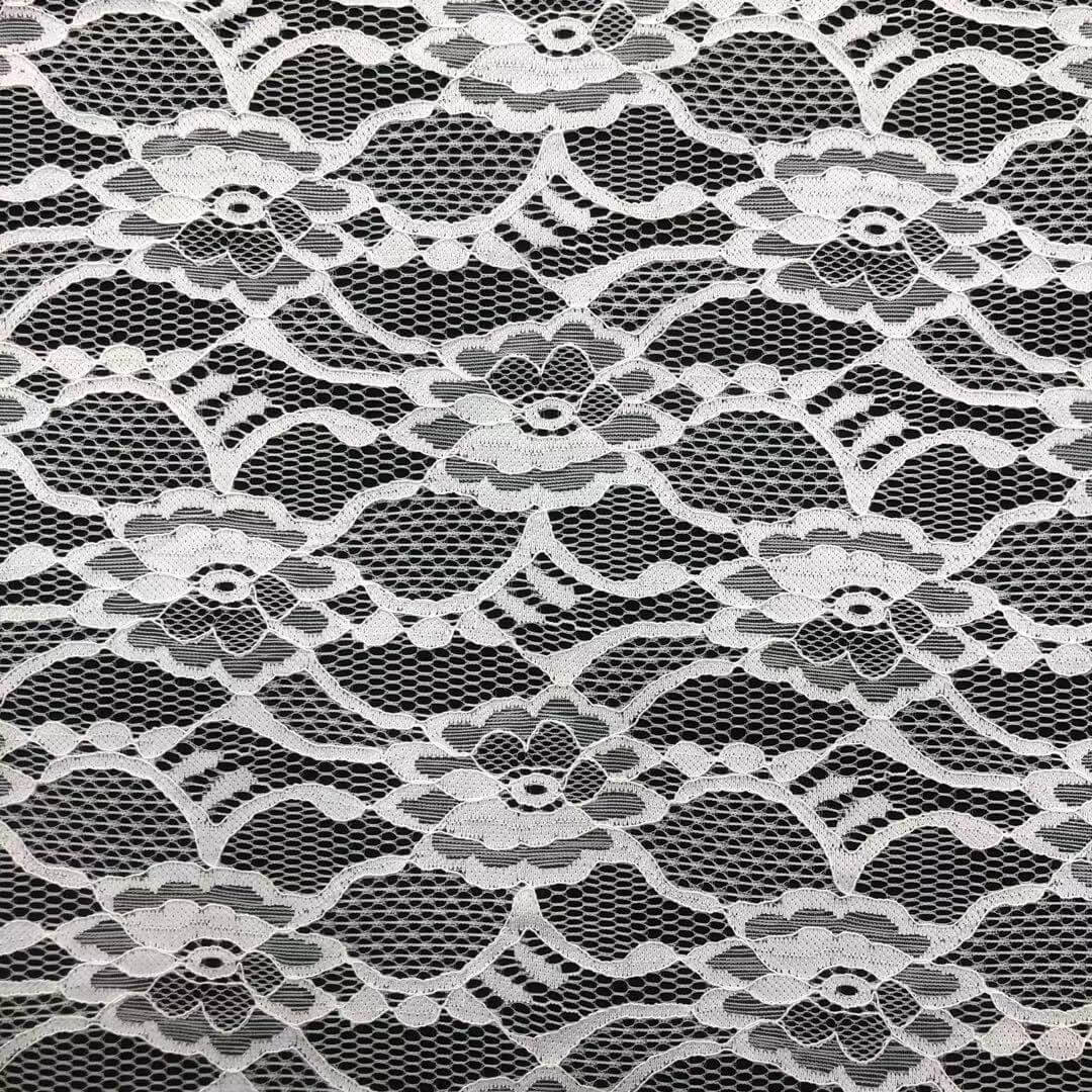 Lace Fabric Bridal Evening Nylon Warp Knit for Women's Wear Wholesale 6